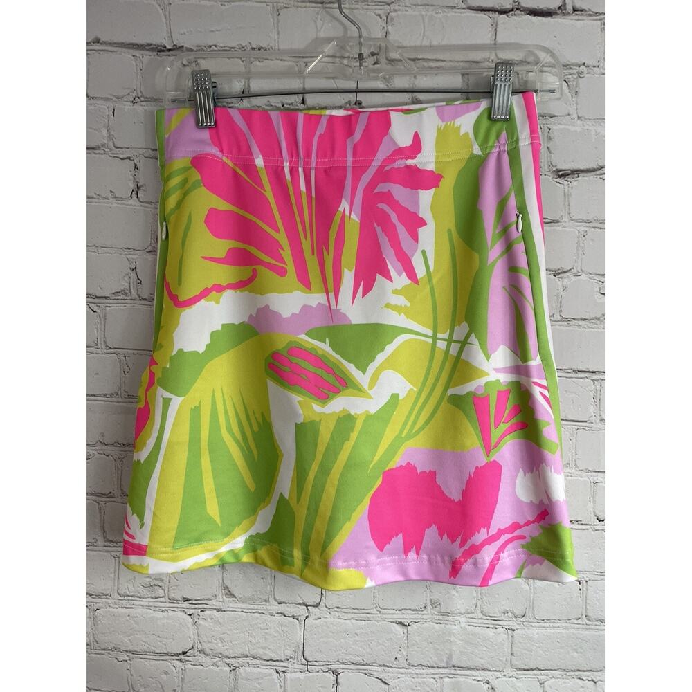 Gretchen Scott Womens Tennis Skort Size XS Built in Shorts Zip Pockets